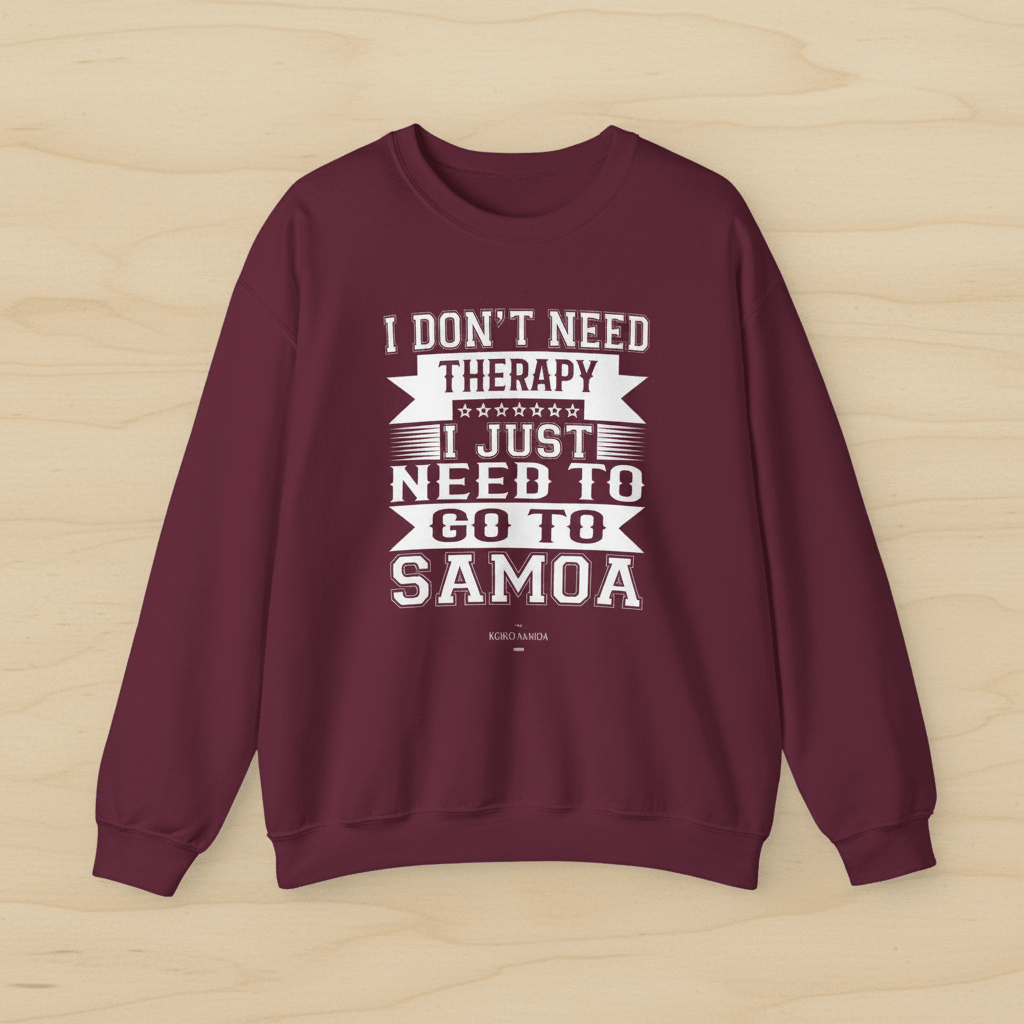 Unisex heavy sweatshirt by Monster Digital featuring personalized Therapy design in USA, casual wear with comfortable fit.