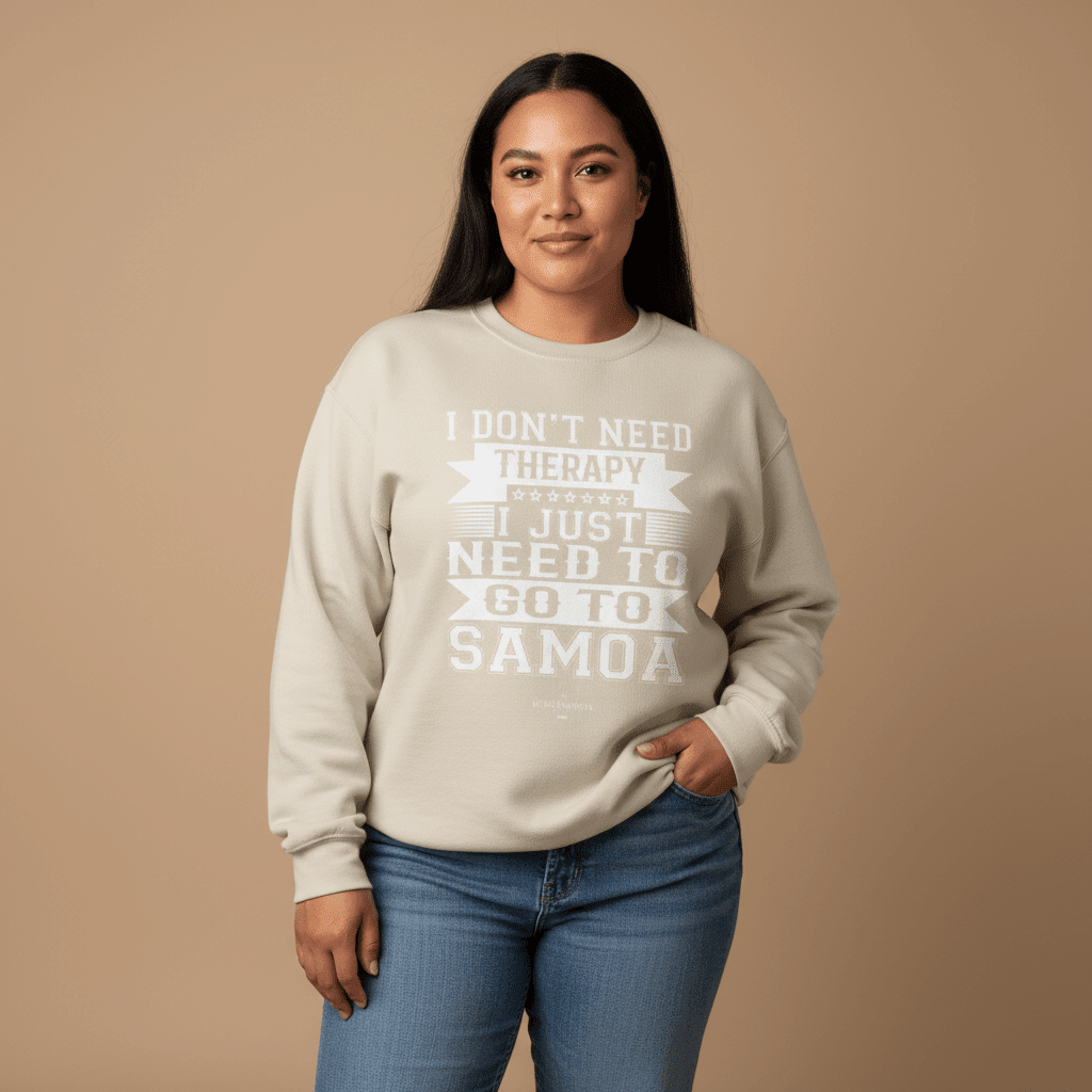 Unisex Heavy Sweatshirt - Therapy - AU/NZ/USA - The Koko Samoa