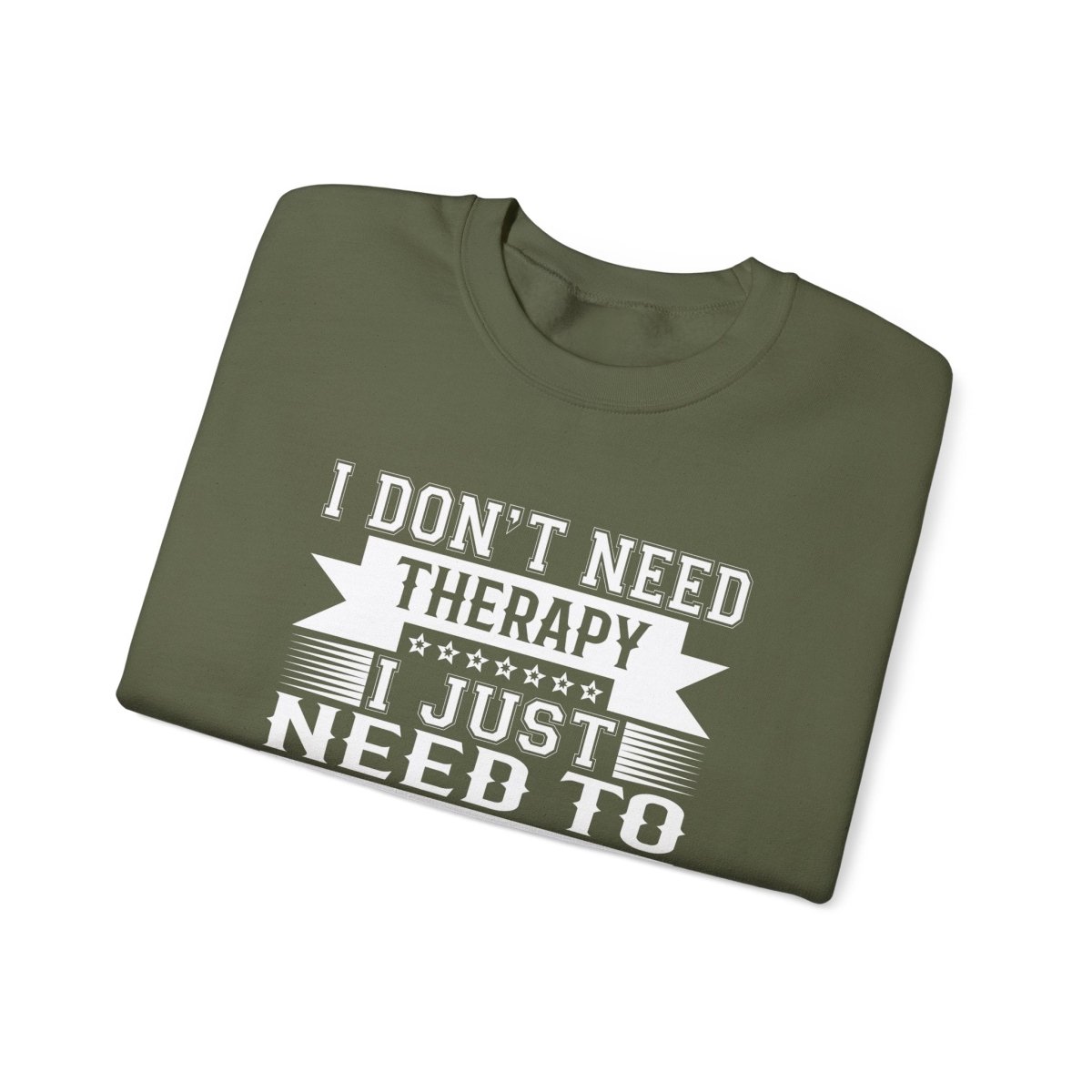Unisex heavy Therapy sweatshirt by The Print Bar featuring personalized design in AU/NZ style, casual and comfortable fit.