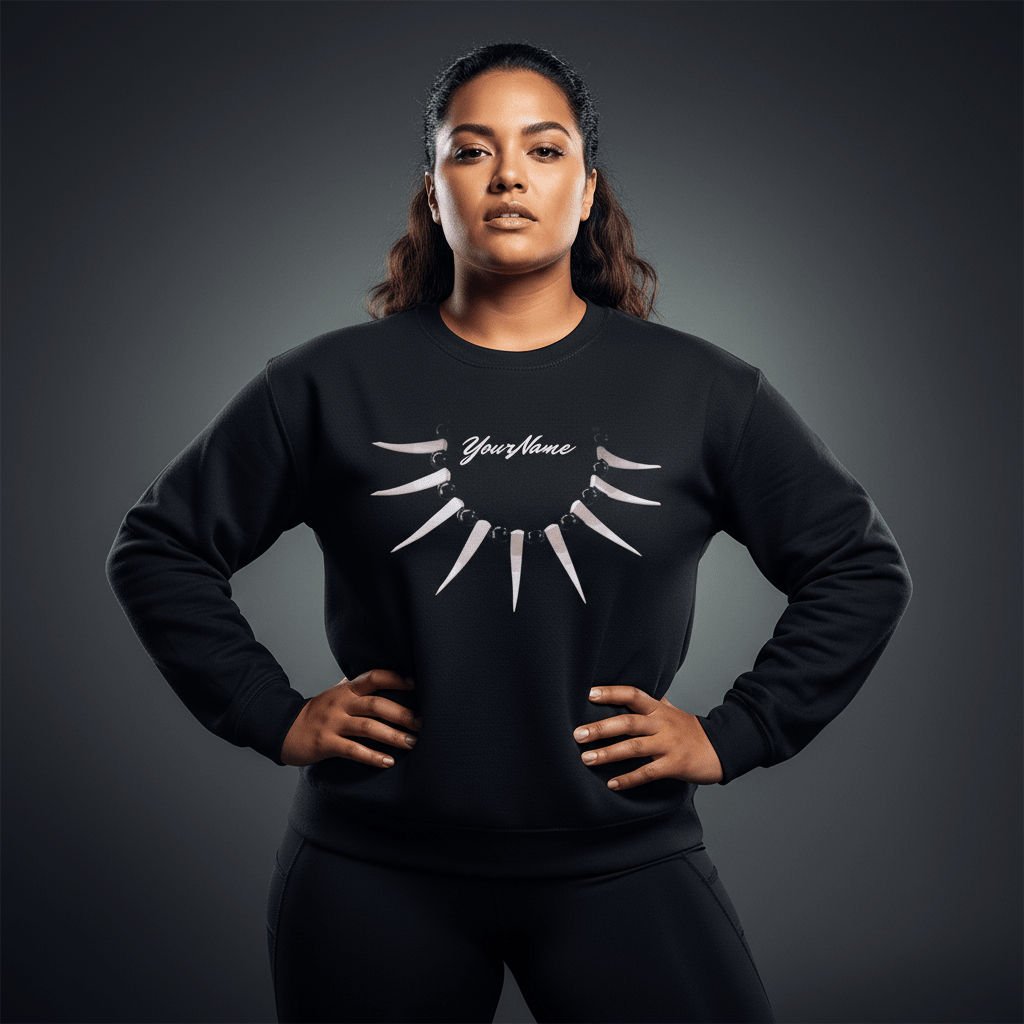 Unisex heavy sweatshirt by Monster Digital featuring personalized design with Ula Nifo branding, in a comfortable casual style.