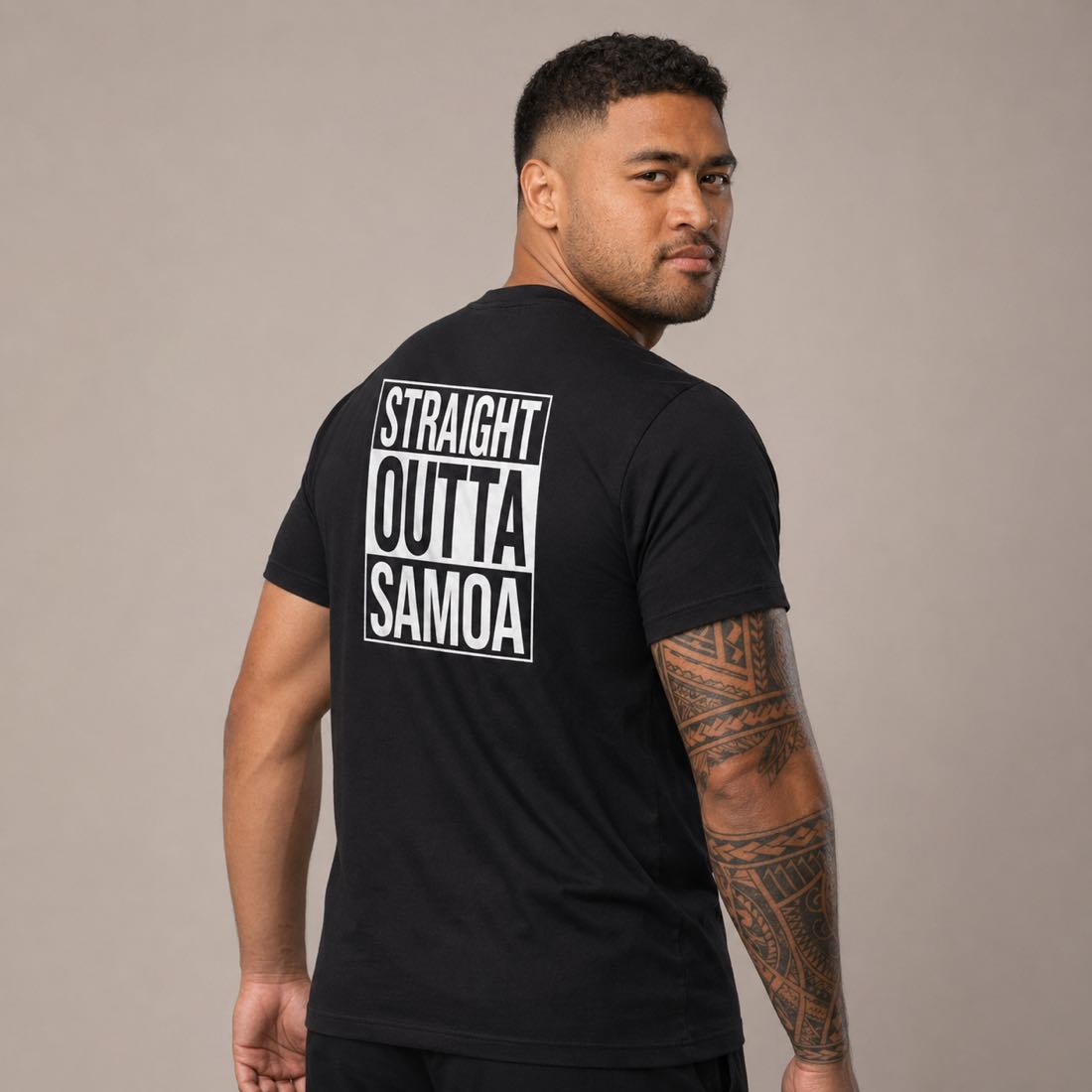 Unisex Tee - Straight Outta Samoa - AU/NZ/USA - The Koko Samoa