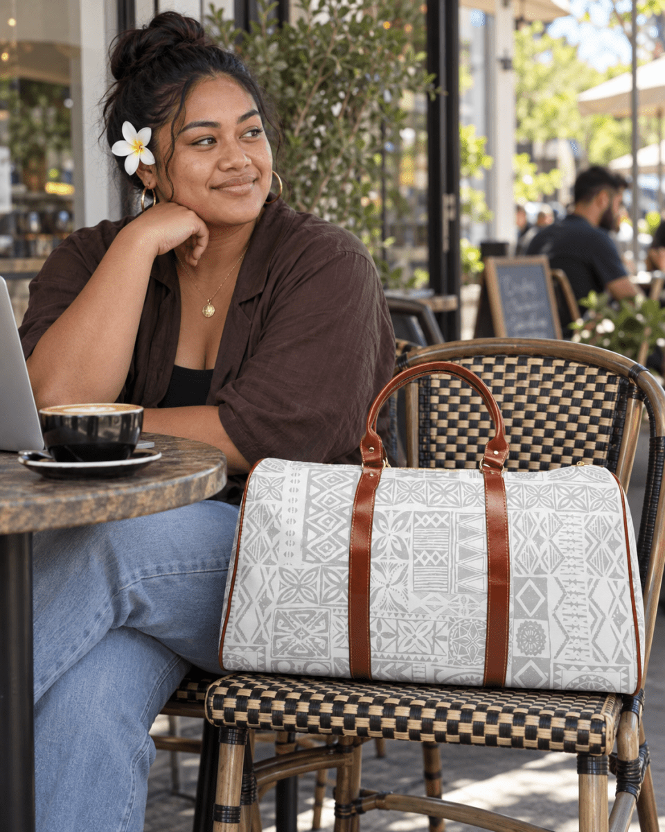 Waterproof Travel Bag - White Sunday - The Koko Samoa