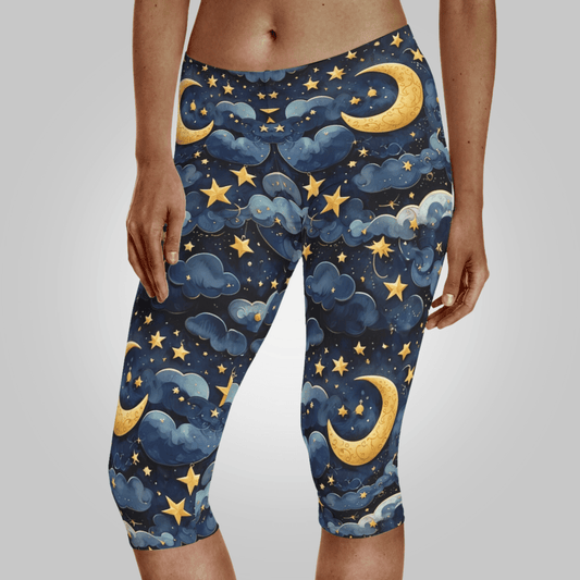 Women's Capri Leggings - Celestial - AU/NZ/USA - The Koko Samoa