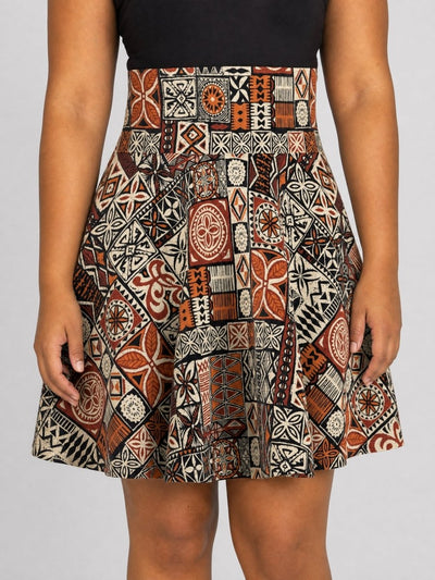 Women's Elei Print Skater Skirt