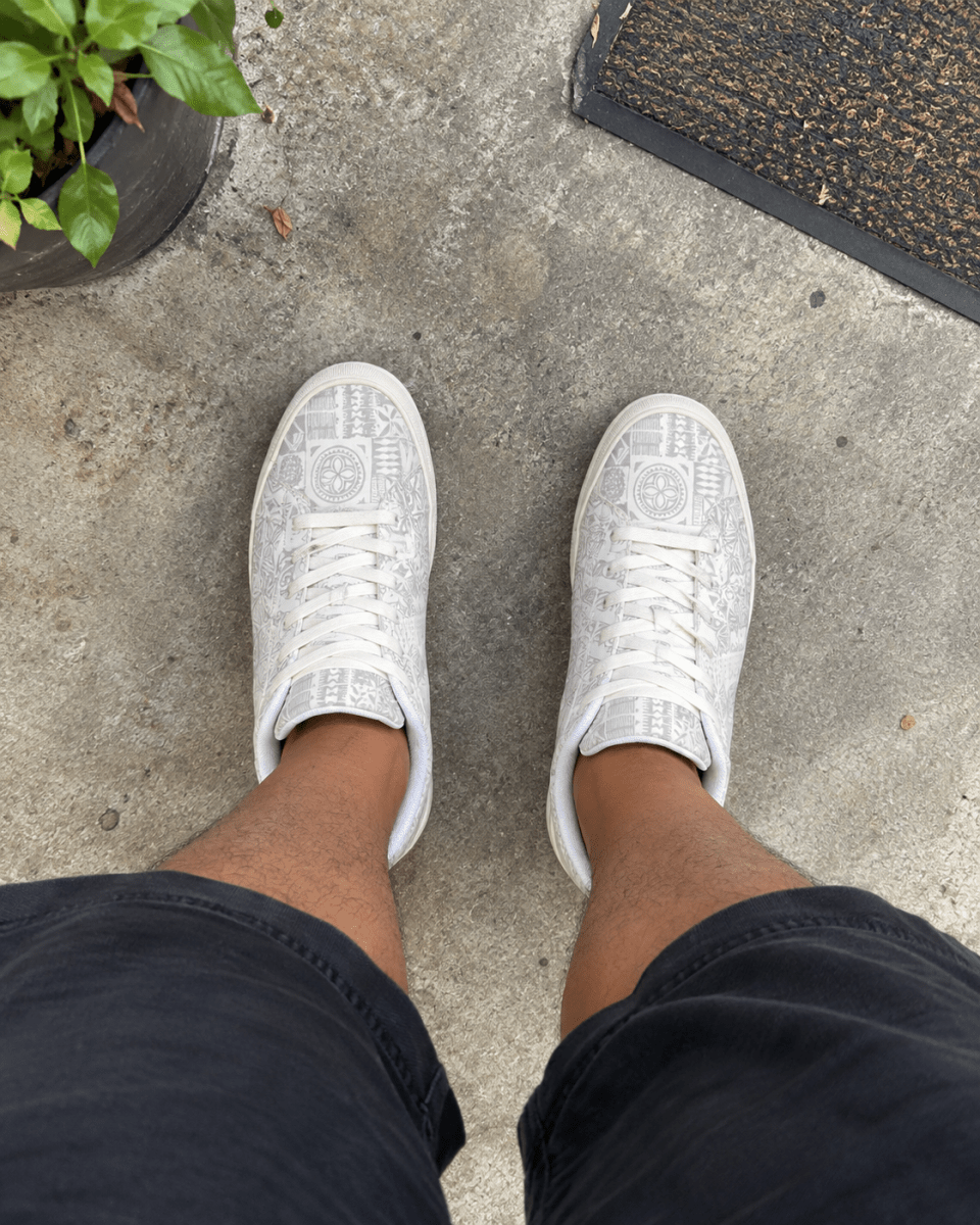 Women's Low-Top Sneakers - White Sunday - The Koko Samoa