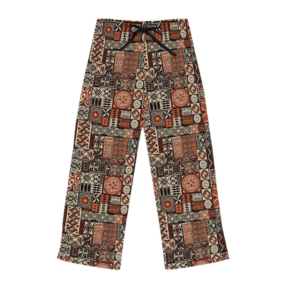 Women's Elei pajama pants by MWW on Demand featuring comfortable, relaxed fit with tropical print fabric.