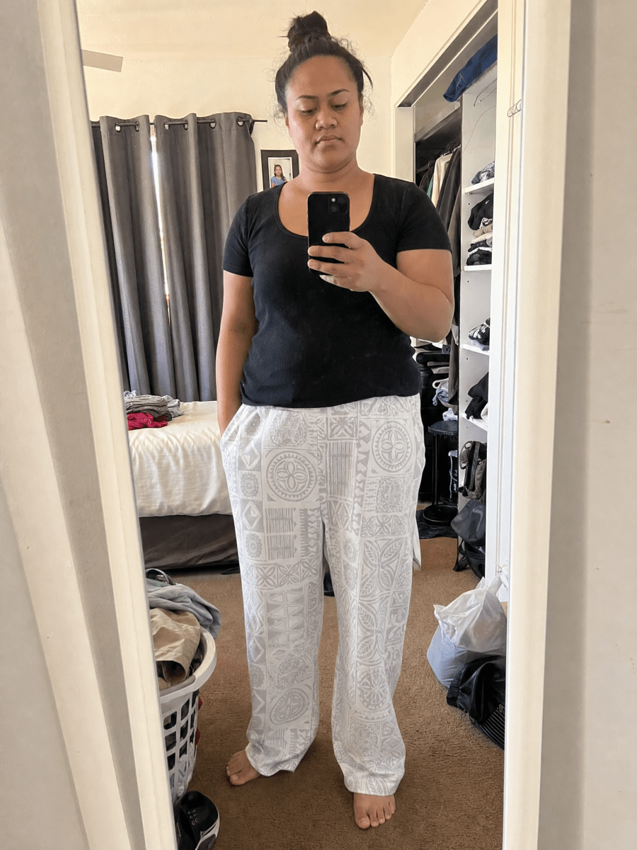 Women's Pyjama Pants - White Sunday - The Koko Samoa