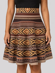 Women's Skater Skirt - Siapo - AU/NZ/USA - The Koko Samoa