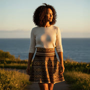 Women's Skater Skirt - Siapo - AU/NZ/USA - The Koko Samoa