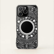 PasifikaOne MagSafe clear case for iPhone 16 featuring Māori design, transparent protection, compatible with AU, NZ, and USA models.