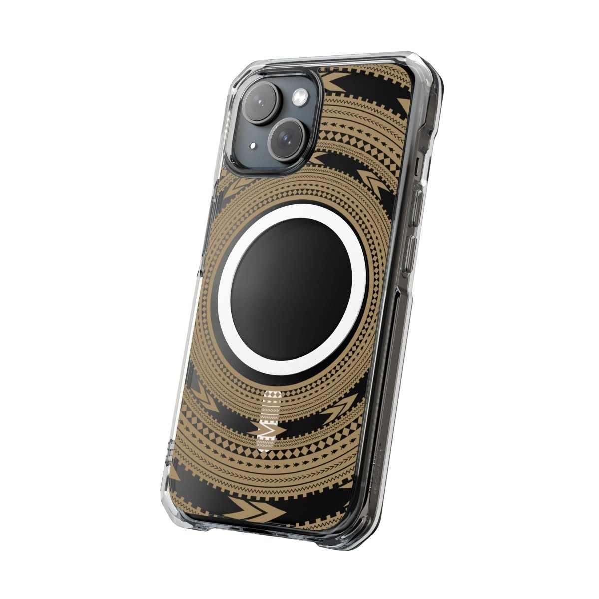 PasifikaOne MagSafe clear case for iPhone 16, featuring a Pea Reversed design, transparent protective cover.