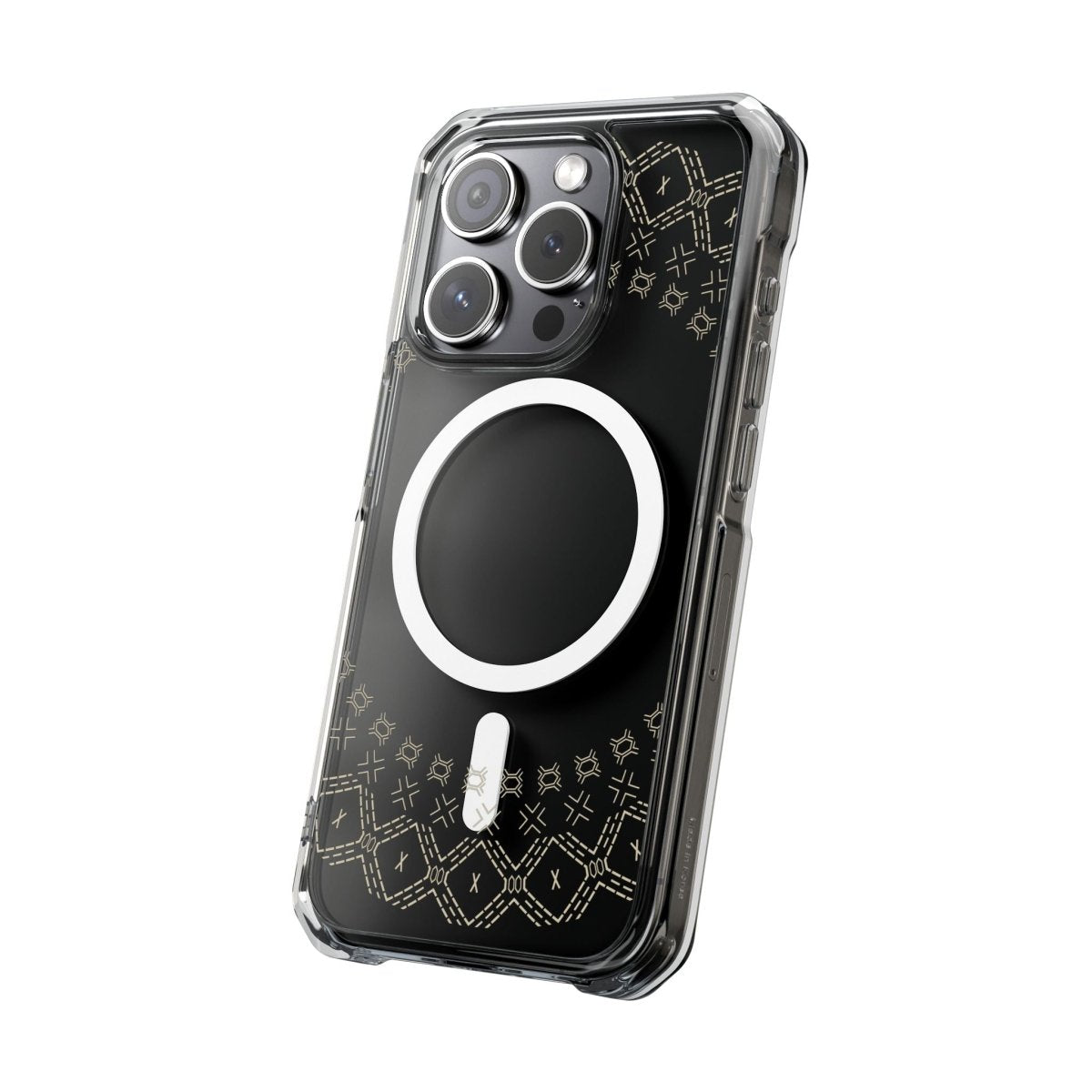 PasifikaOne MagSafe clear case for iPhone 16 with Samoan Malu design, transparent protective Magsafe case, AU/NZ/USA version