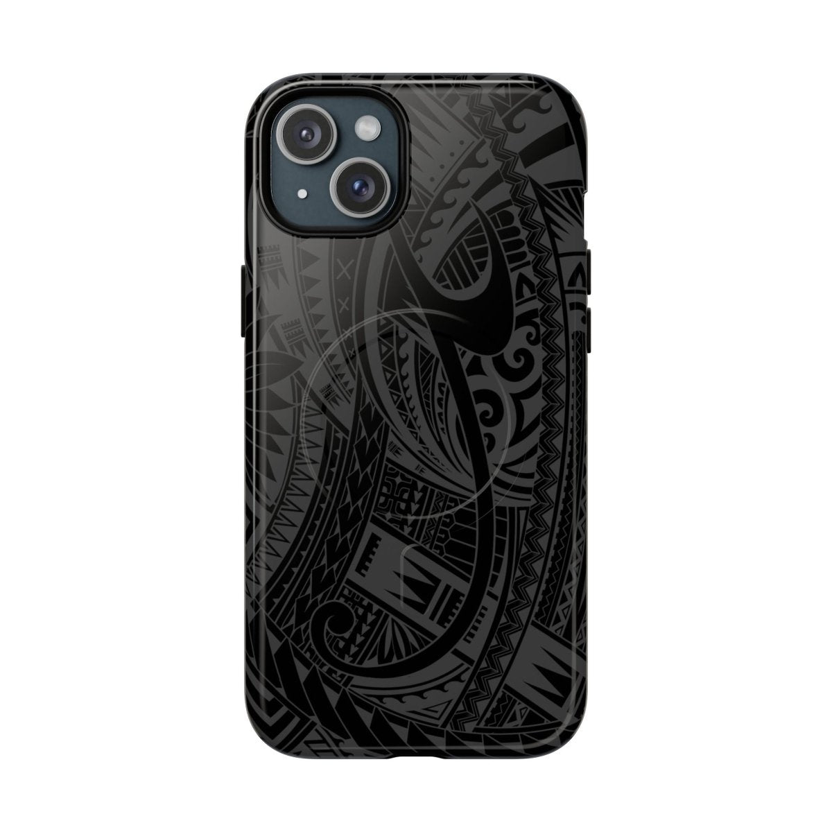 iPhone 17 Tough MagSafe case in glossy warrior design, rugged protection for iPhone with MagSafe compatibility.