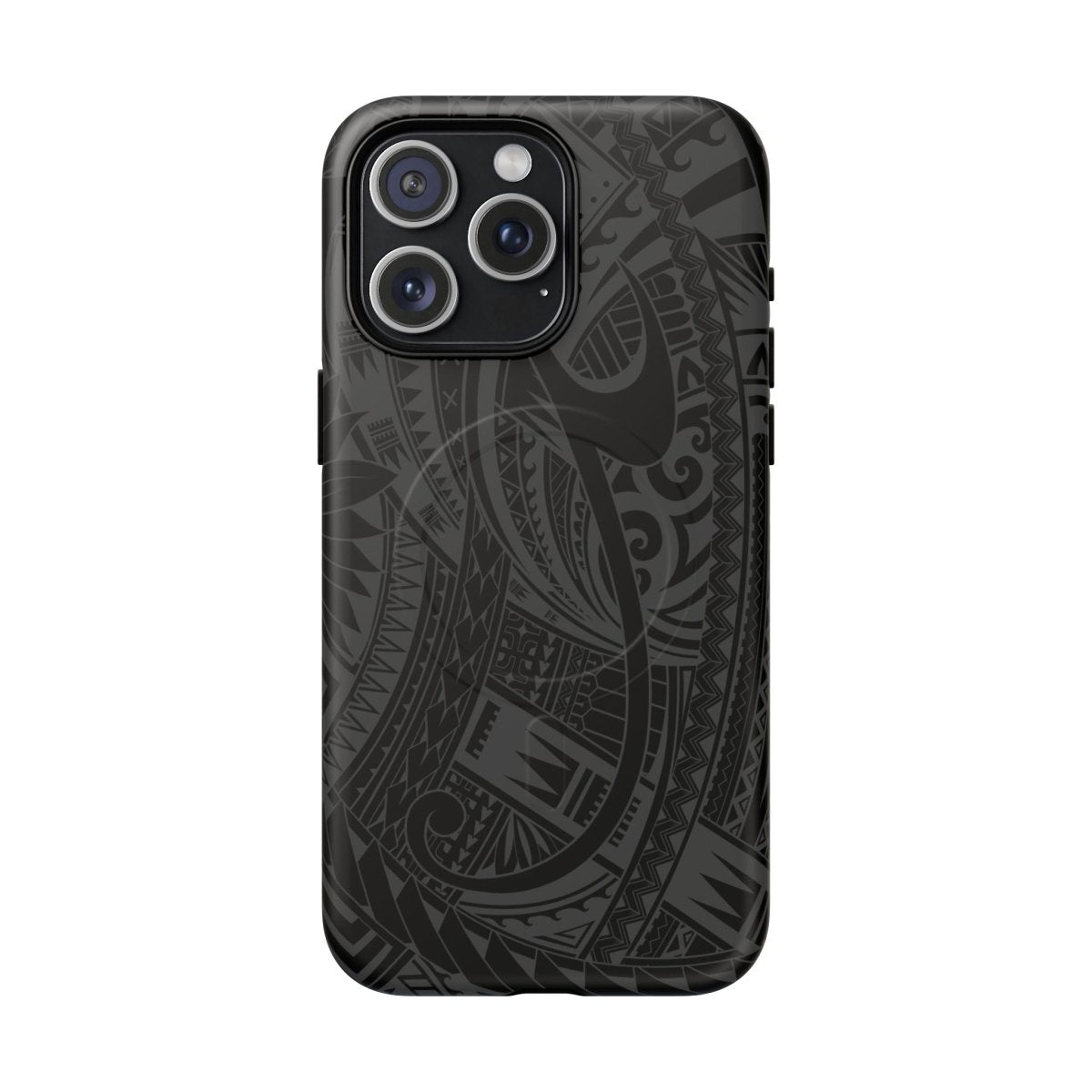 iPhone 17 Tough MagSafe® phone case in glossy Warrior design, durable protective case for MagSafe compatible iPhones.