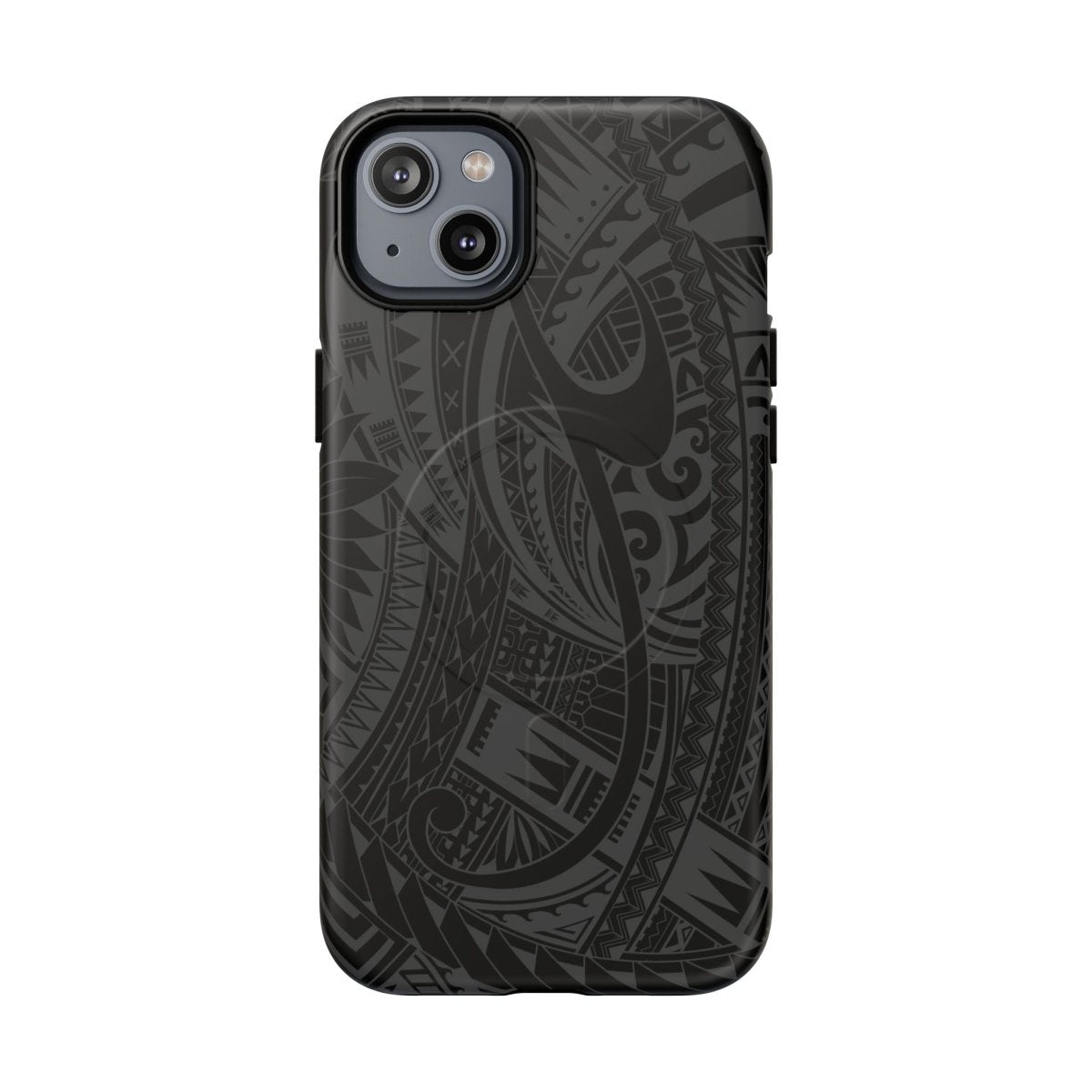 iPhone 17 Tough MagSafe case with glossy warrior design, rugged protection for Apple smartphones.