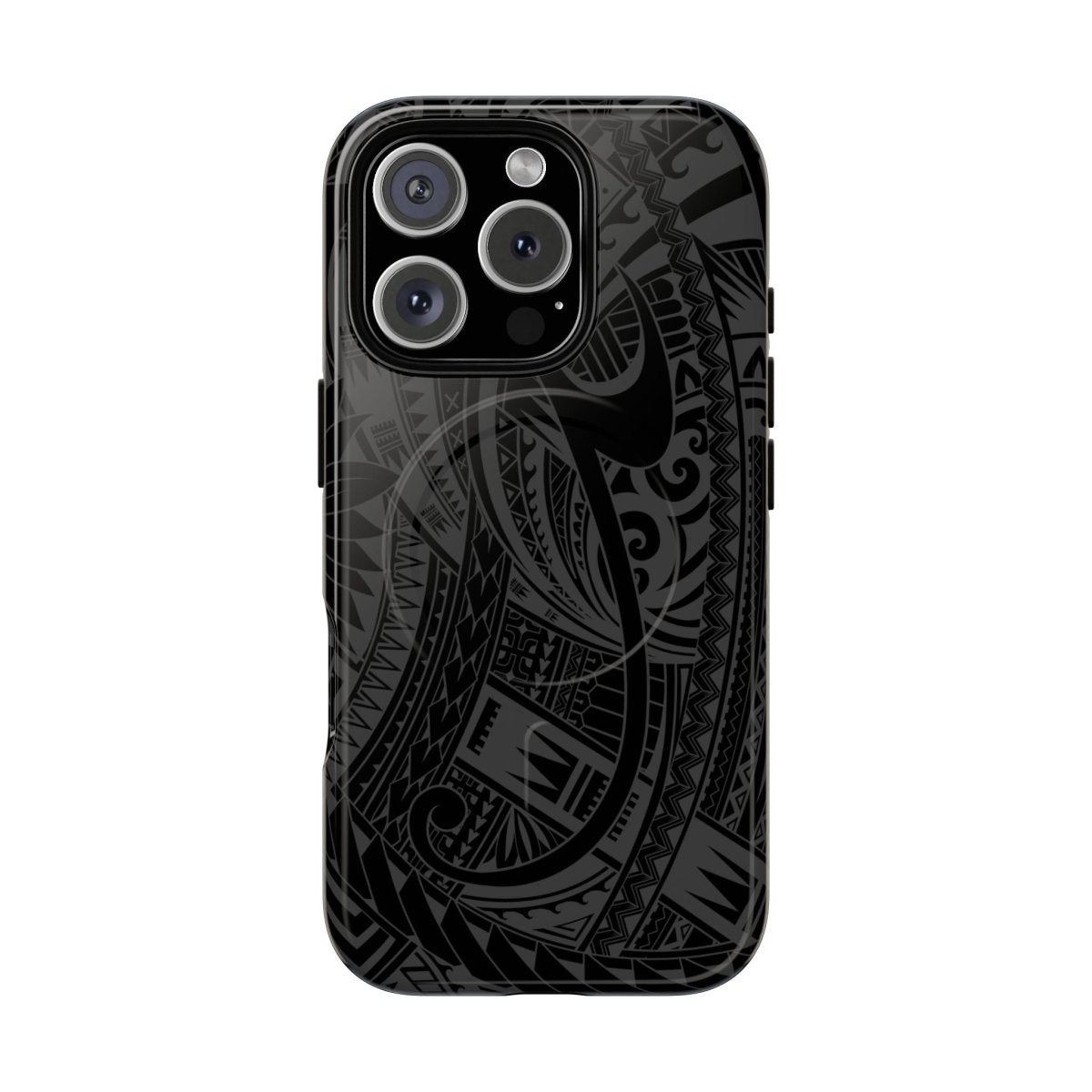 WOYC iPhone 17 Tough MagSafe case in glossy Warrior design, durable protective cover with MagSafe compatibility.