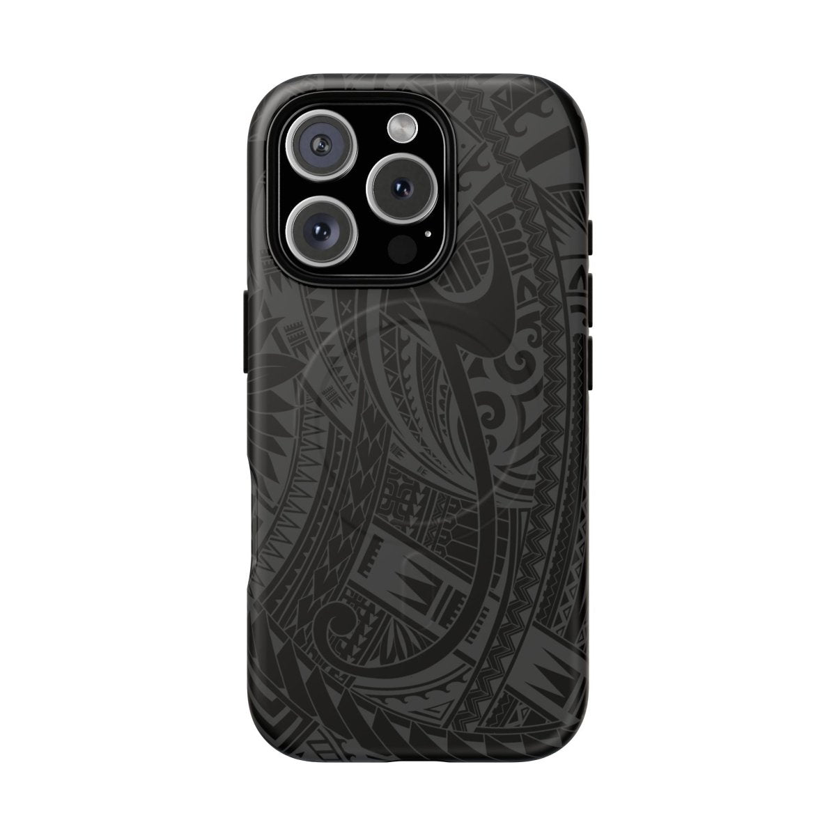 WOYC iPhone 17 Tough MagSafe case in glossy Warrior design, durable protective cover for MagSafe-compatible smartphones.