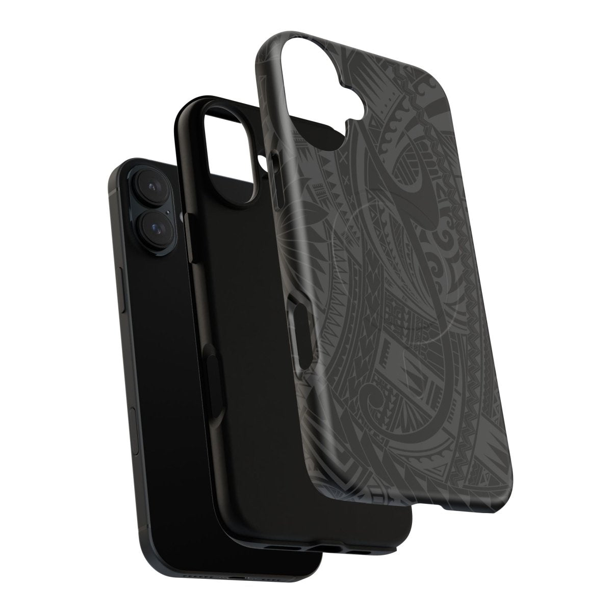 iPhone 17 Tough MagSafe® phone case featuring a glossy Warrior design, provides durable protection for MagSafe-compatible smartphones.