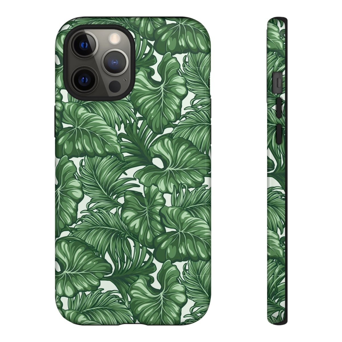 WOYC iPhone Tough Phone Case in Saoluafata Canopy design, glossy protective case for iPhone 17, durable and stylish.