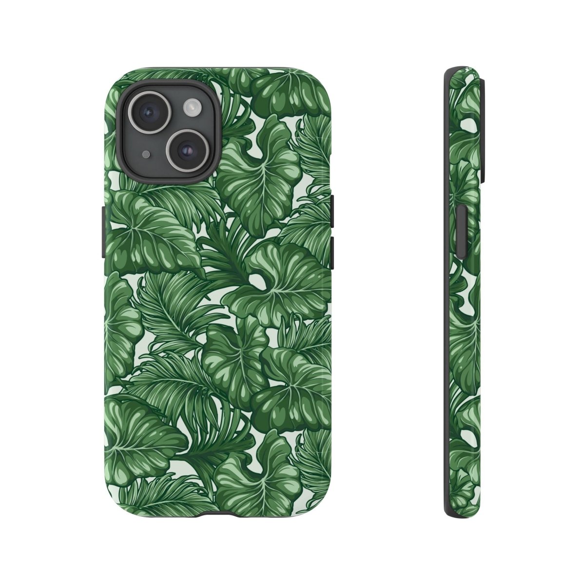 WOYC iPhone Tough Phone Case in Saoluafata Canopy design, glossy protective case for iPhone 17, durable and stylish.