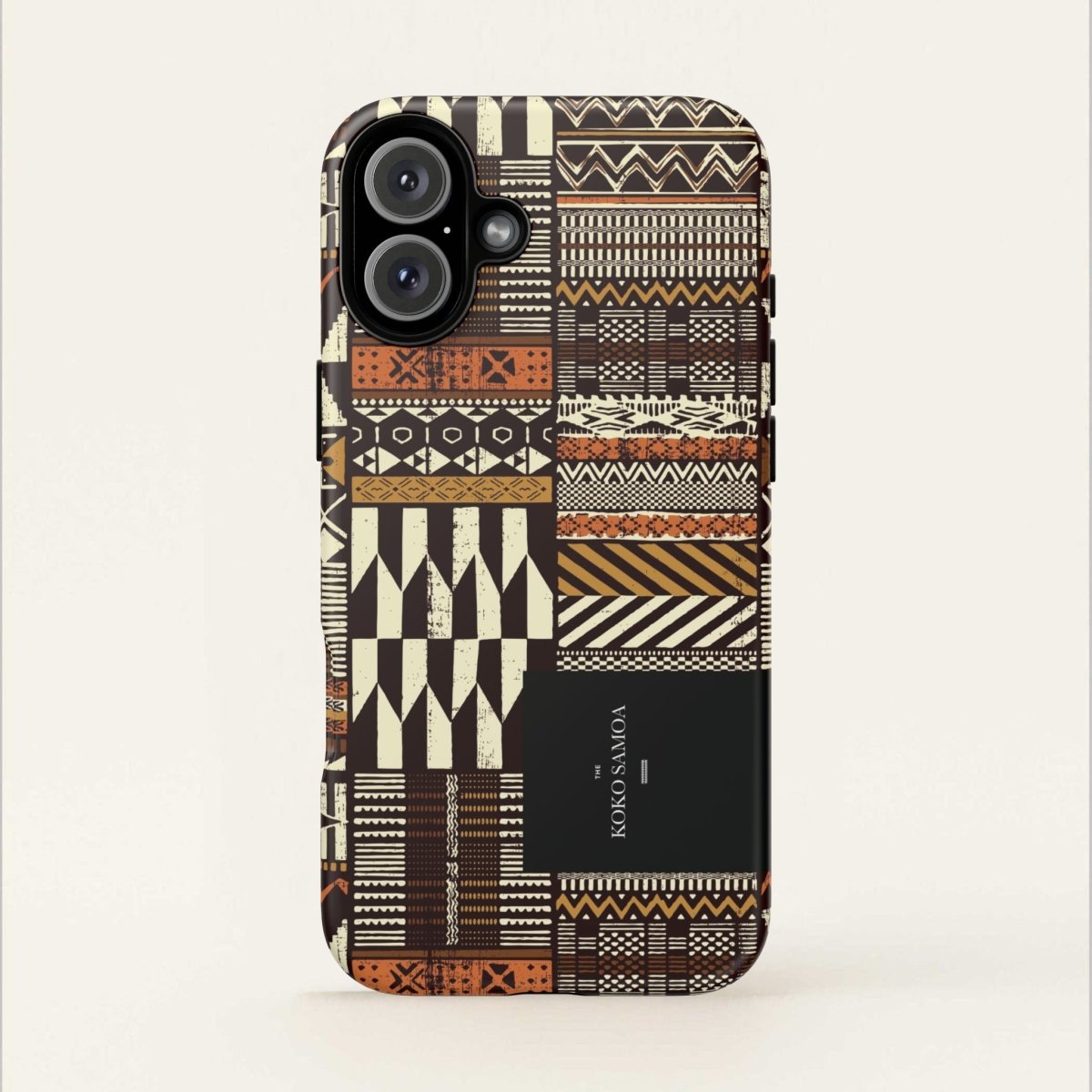 Glossy tough phone case for iPhone 17 featuring Apia Mosaic design by Printify, designed for AU, NZ, and USA.