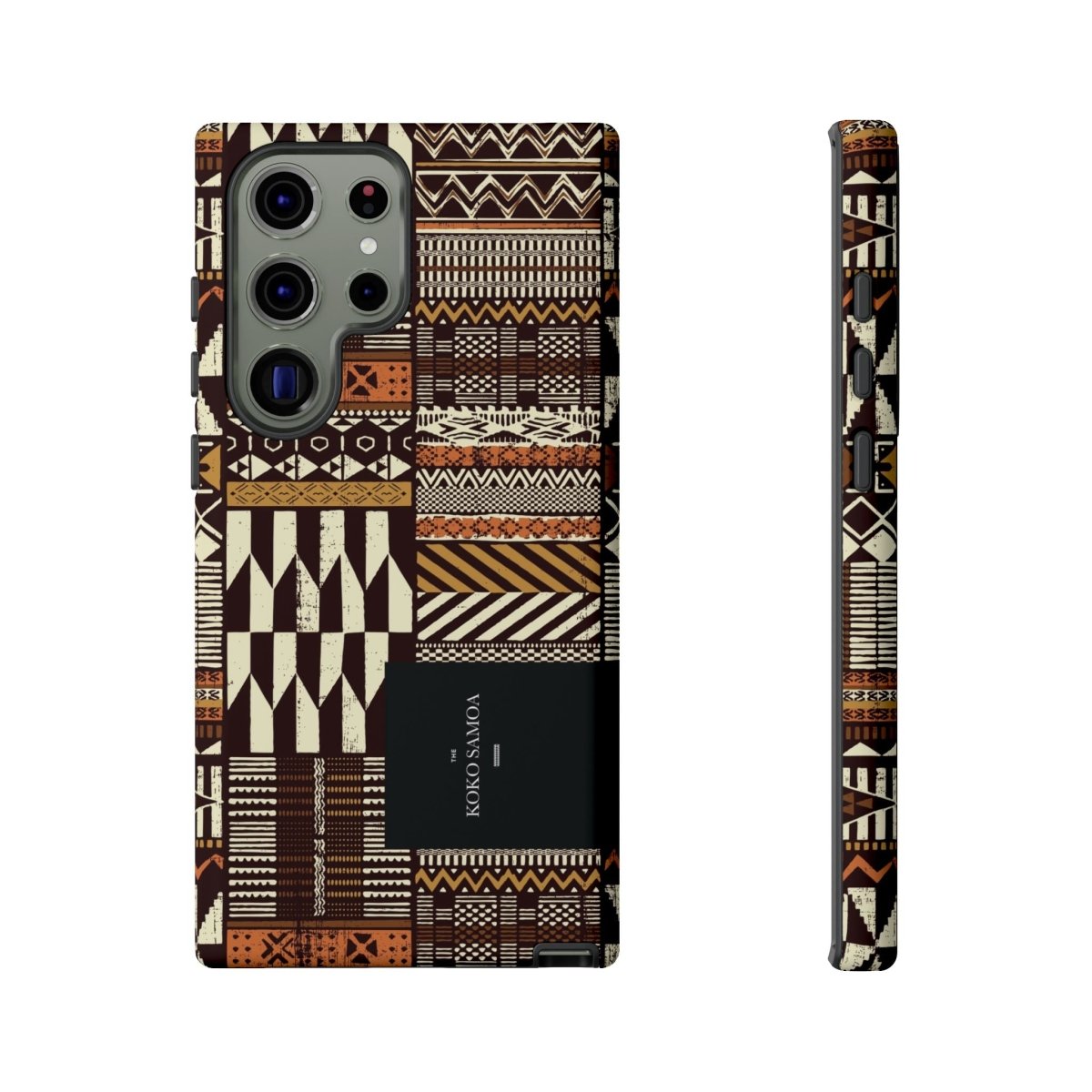 Glossy tough phone case for iPhone 17 with Apia Mosaic design by Printify, suitable for AU, NZ, and USA.