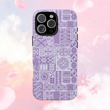 Tough Phone Case - Lavender Elei - AU/NZ/USA - The Koko Samoa