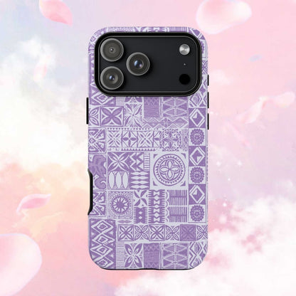 Tough Phone Case - Lavender Elei - AU/NZ/USA - The Koko Samoa