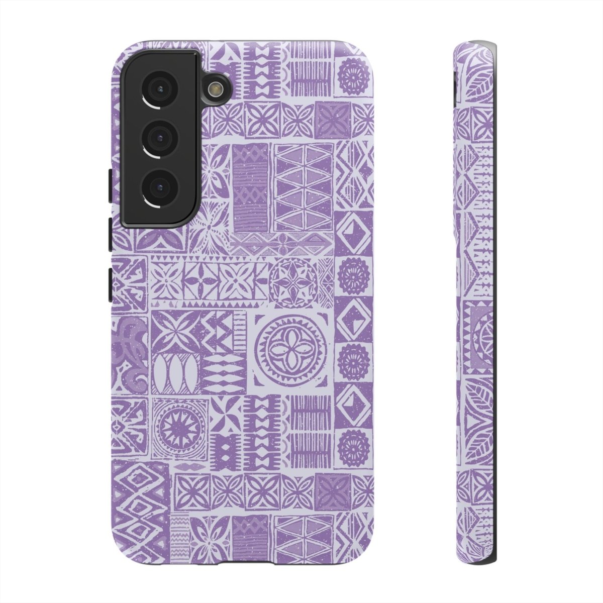 Lavender Elei tough phone case for iPhone 17 by Printify, glossy finish, rugged protection, designed for AU, NZ, and US markets.