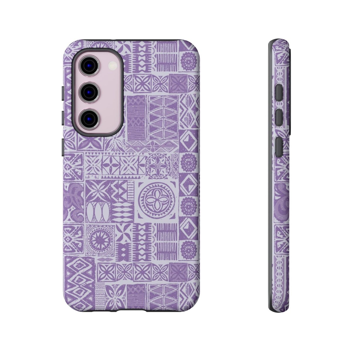 Lavender Elei tough phone case for iPhone 17, glossy protective case by Printify, designed for AU, NZ, and USA markets.