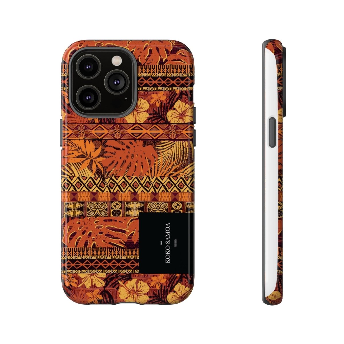 Glossy Tough Phone Case by Printify featuring the Poutasi Promise design for iPhone 17, suitable for AU, NZ, and USA regions.