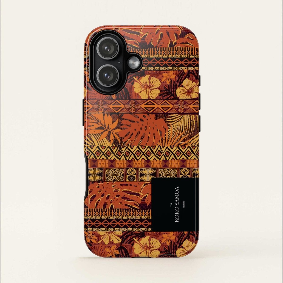 Glossy Tough Phone Case by Printify featuring the Poutasi Promise design for iPhone 17, suitable for AU, NZ, and USA regions.
