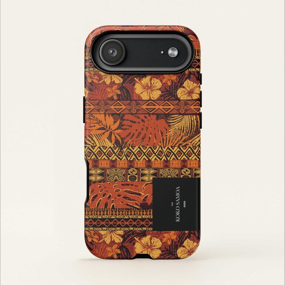Glossy Tough Phone Case by Printify for iPhone 17 featuring Poutasi Promise design, durable and protective for AU, NZ, and USA models.