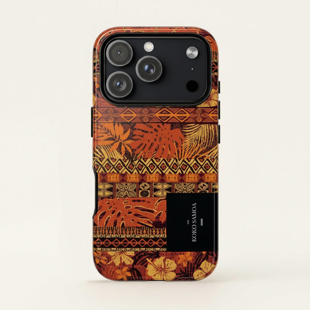 Glossy Tough Phone Case for iPhone 17 by Printify featuring the Poutasi Promise design, suitable for AU, NZ, and USA.