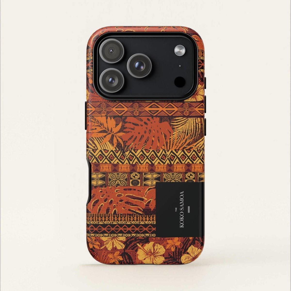 Glossy Tough Phone Case by Printify with Poutasi Promise design for iPhone 17, suitable for AU, NZ, and US markets.