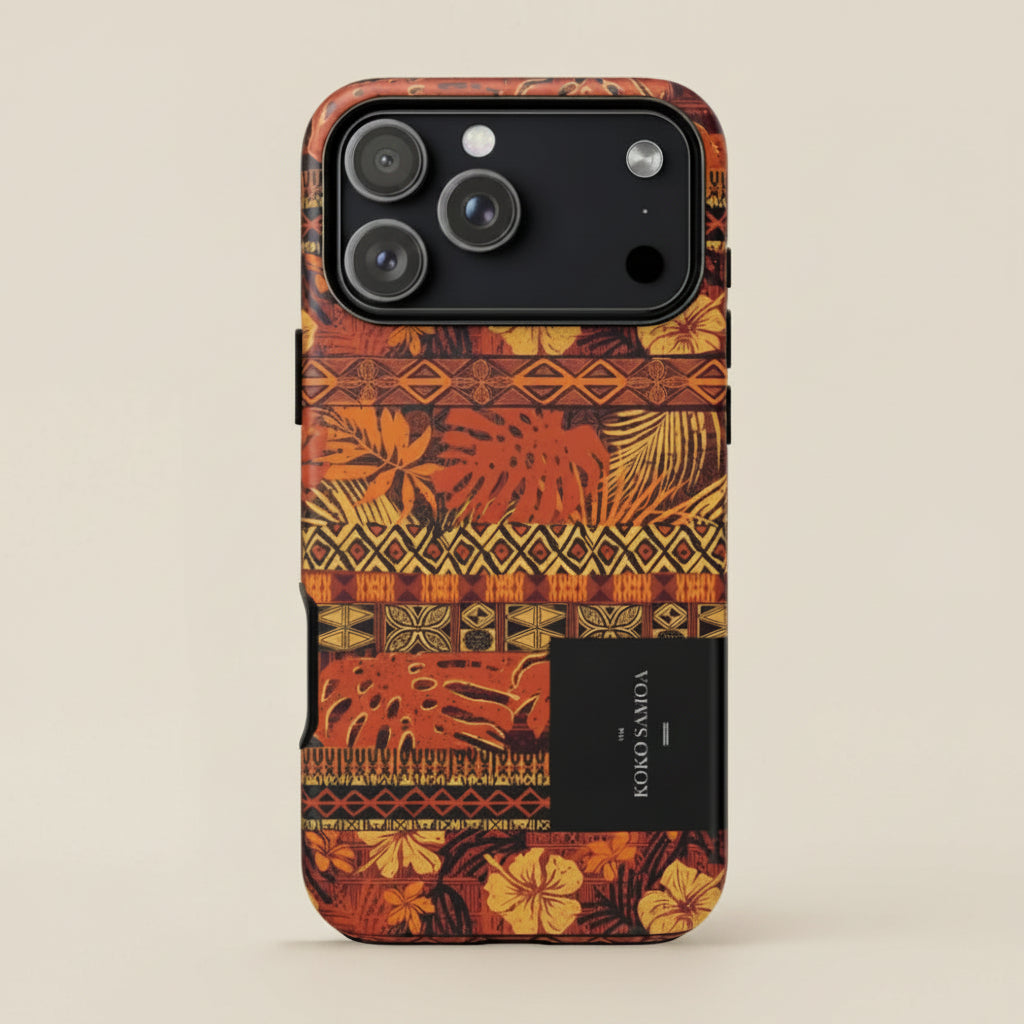 Glossy Tough Phone Case by Printify featuring the Poutasi Promise design for iPhone 17, suitable for AU, NZ, and USA.