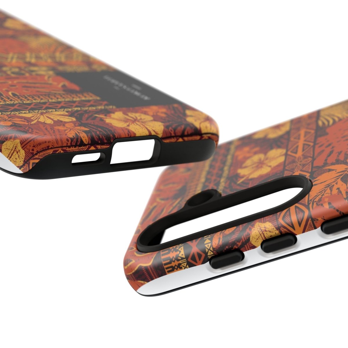 Glossy Tough Phone Case for iPhone 17 by Printify featuring the Poutasi Promise design, suitable for AU, NZ, and USA regions.
