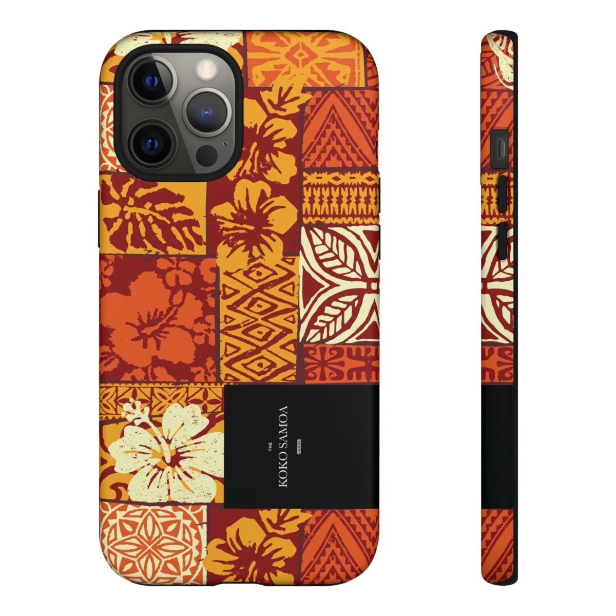 Glossy tough phone case for iPhone 17 featuring Sataoa Sunrise, compatible with AU, NZ, and USA models.