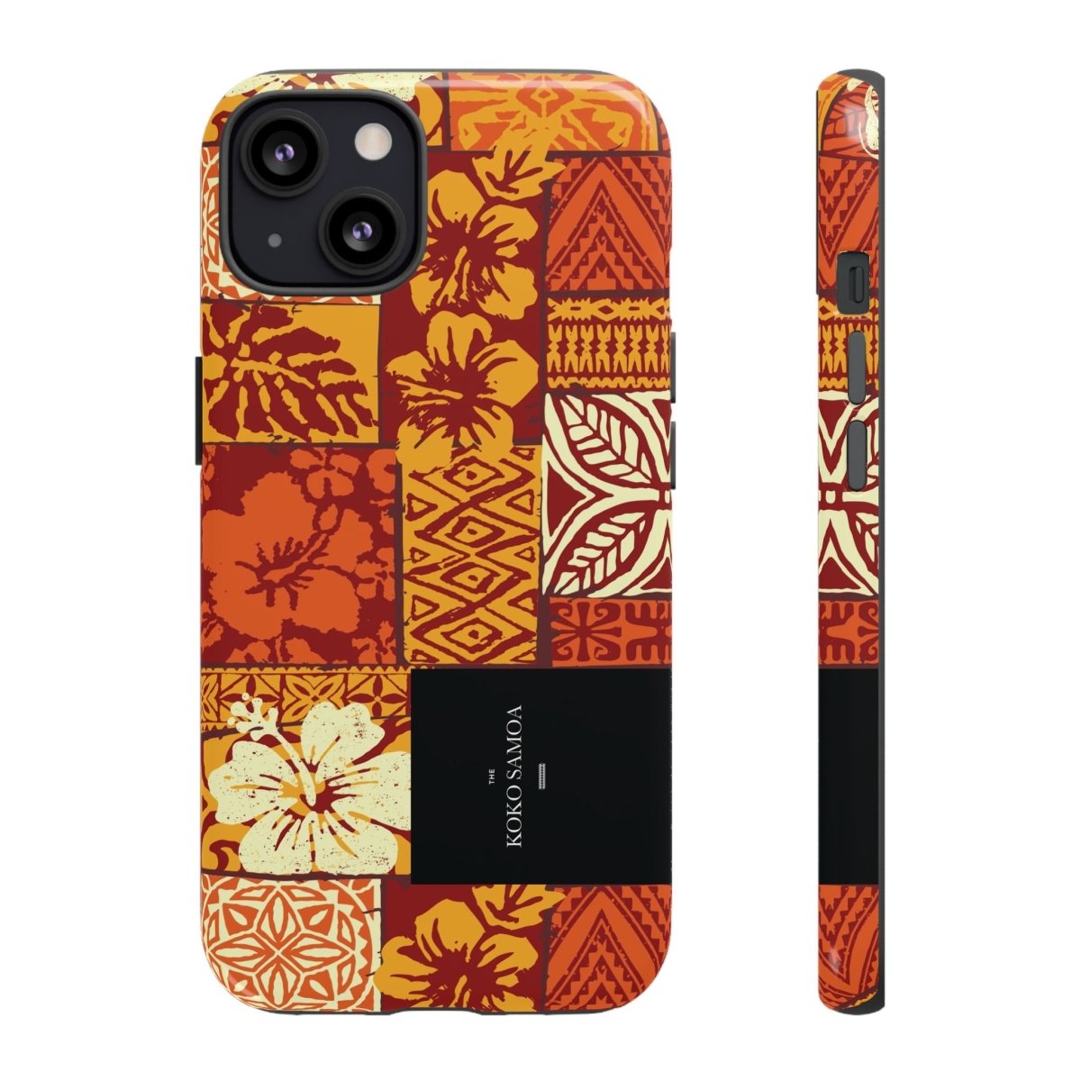 Glossy Tough Phone Case for iPhone 17 featuring Sataoa Sunrise design, durable protective cover for AU, NZ, and USA.
