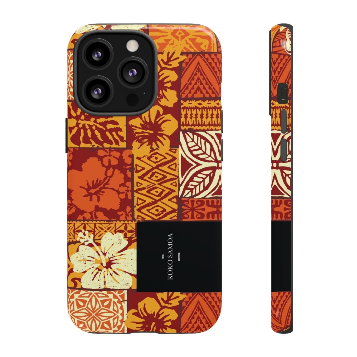 Glossy tough phone case for iPhone 17 featuring Sataoa Sunrise, suitable for AU, NZ, and USA.