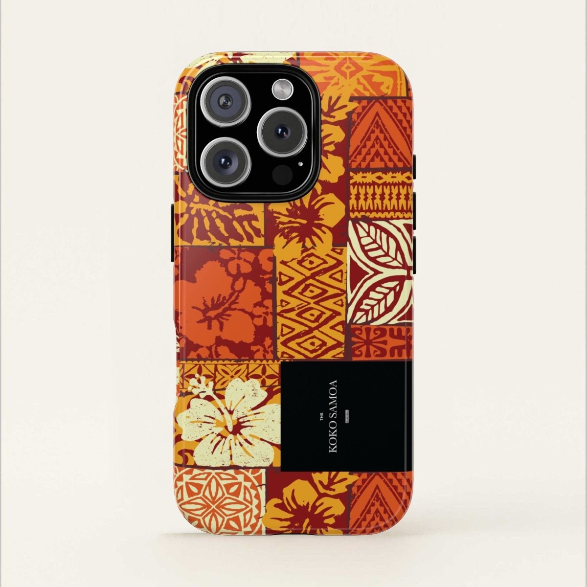 Glossy tough phone case for iPhone 17 by Printify featuring Sataoa Sunrise design, designed for AU, NZ, and USA markets.