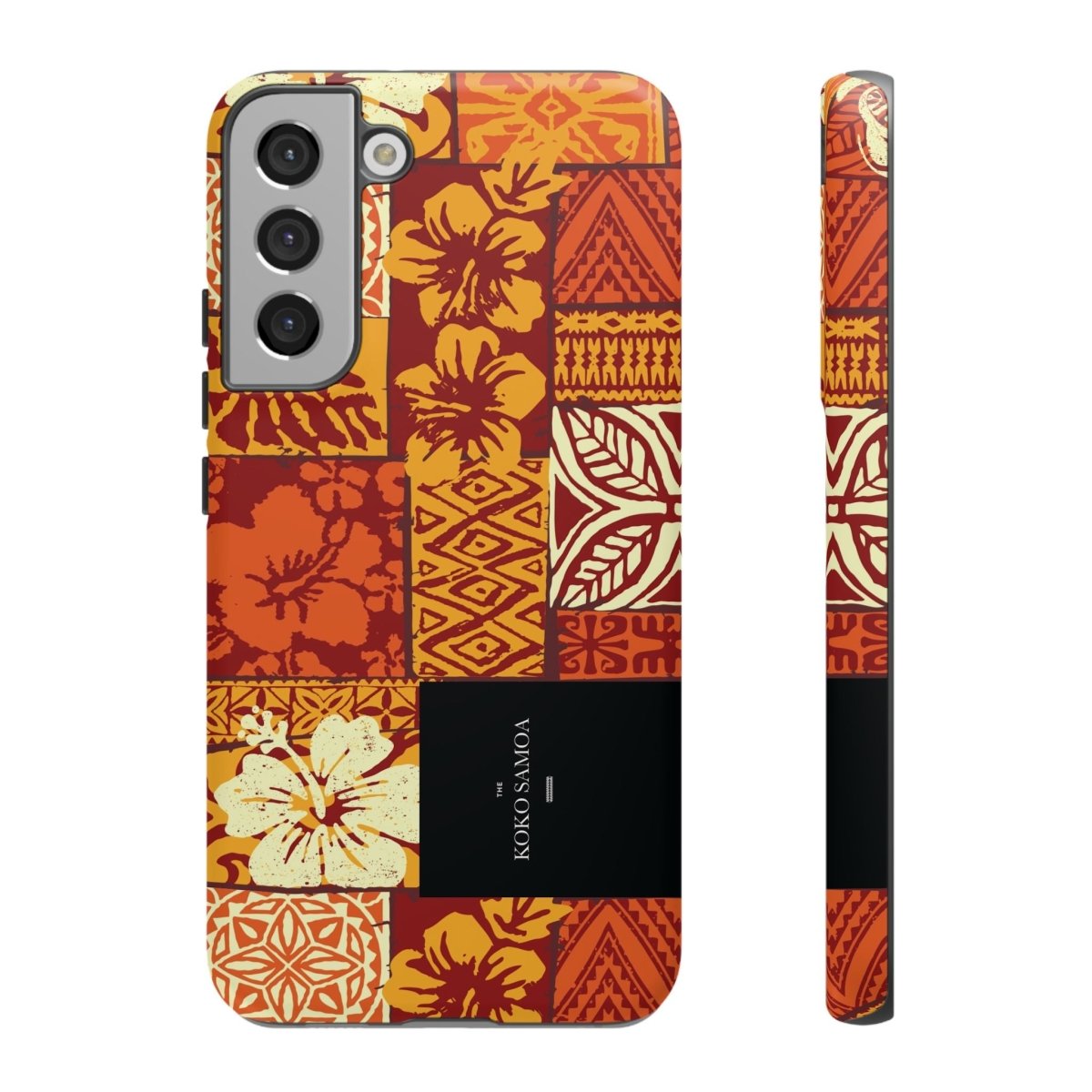 Glossy tough phone case for iPhone 17 with Sataoa Sunrise design by Printify, suitable for AU, NZ, and USA markets.