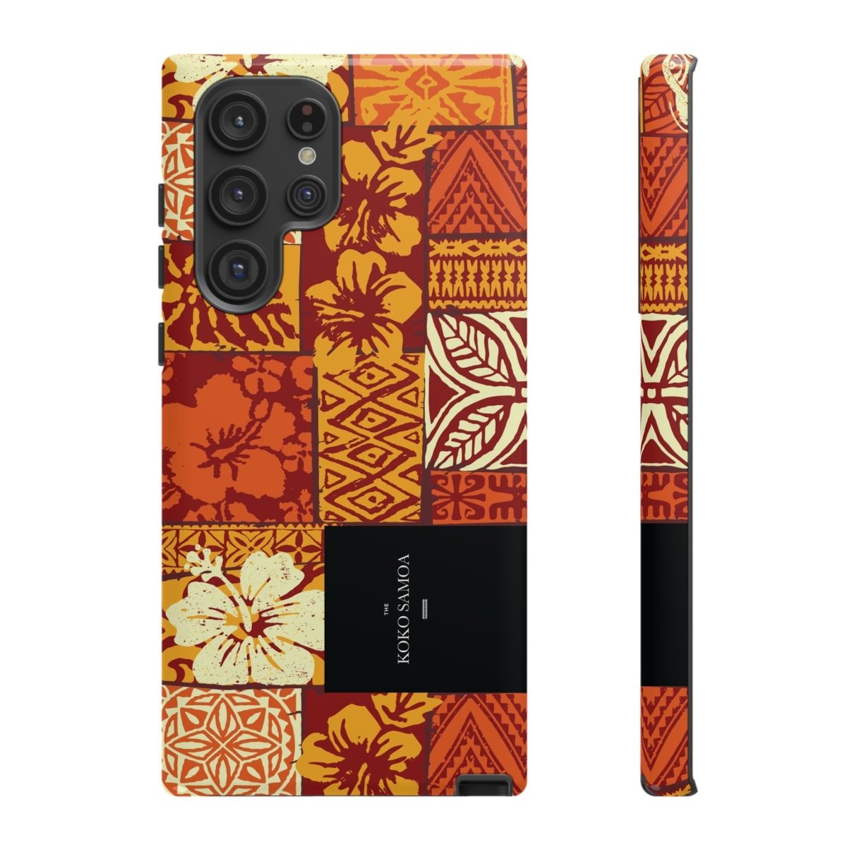 Glossy tough phone case for iPhone 17 by Printify featuring Sataoa Sunrise design, suitable for AU, NZ, and USA markets.