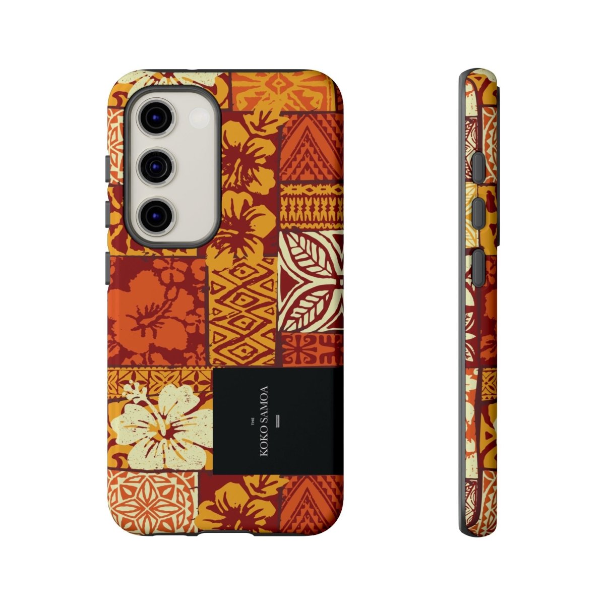 Glossy tough phone case for iPhone 17 by Printify featuring Sataoa Sunrise design, suitable for AU, NZ, and USA regions.
