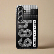 Samsung Galaxy S25 tough phone case, glossy finish, designed for durability and protection.