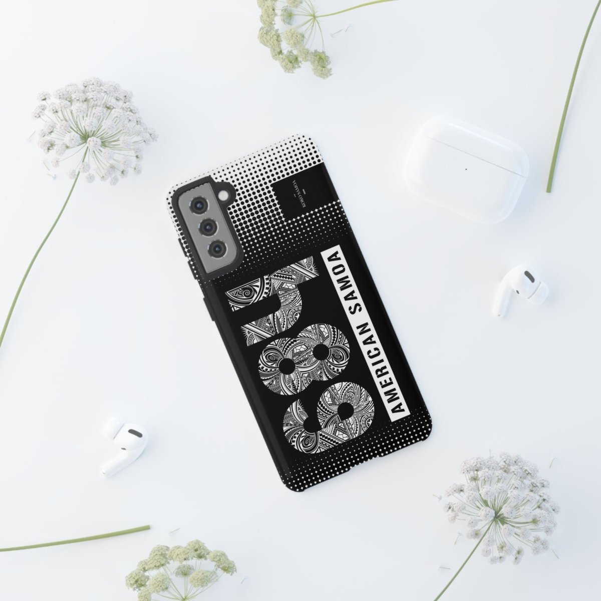 Samsung Galaxy S25 tough phone case by Printify with glossy finish, designed for durability and protection.