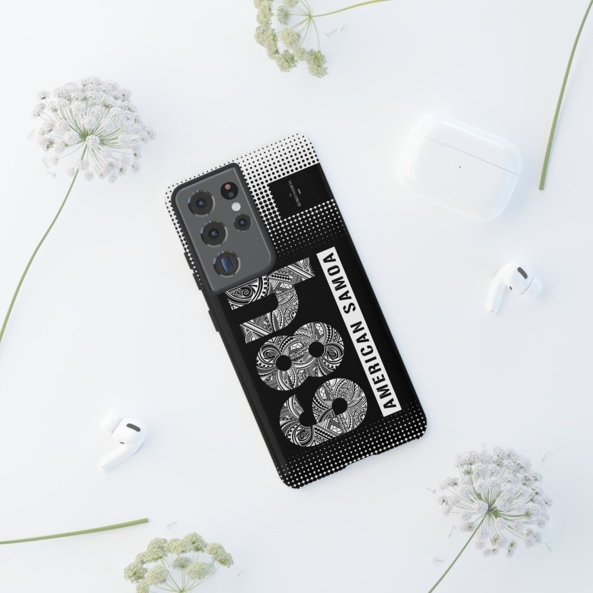Samsung Galaxy S25 tough phone case by Printify, glossy finish, designed for durability and protection.