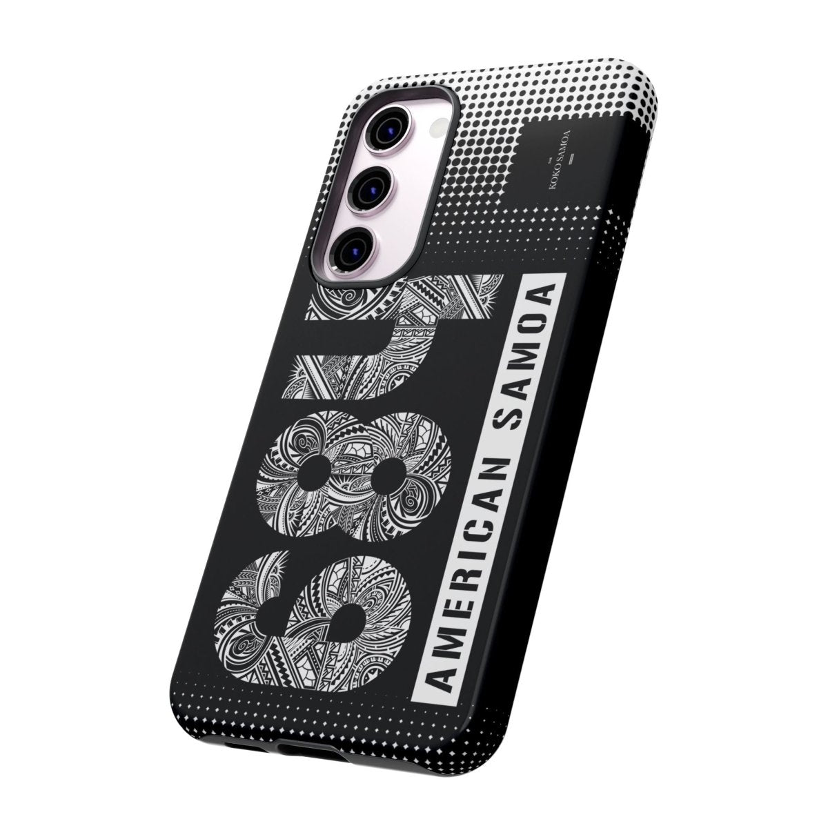 Samsung Galaxy S25 tough phone case by Printify, glossy finish, durable protective cover for Samsung smartphones.