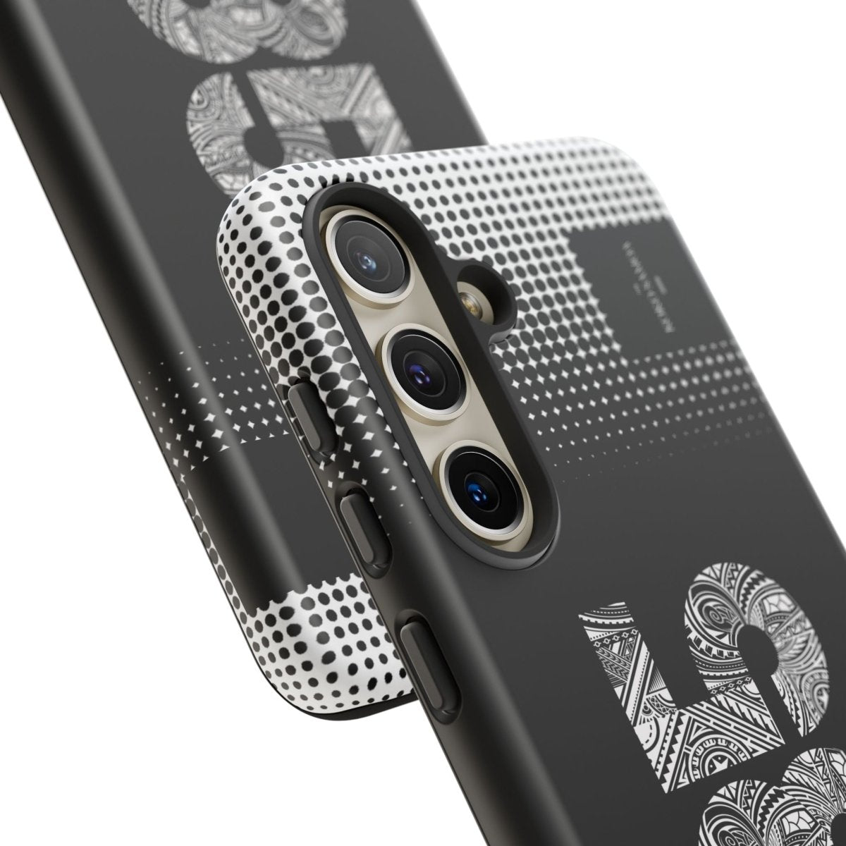 Samsung Galaxy S25 tough phone case by Printify with glossy finish, designed for durability and protection.