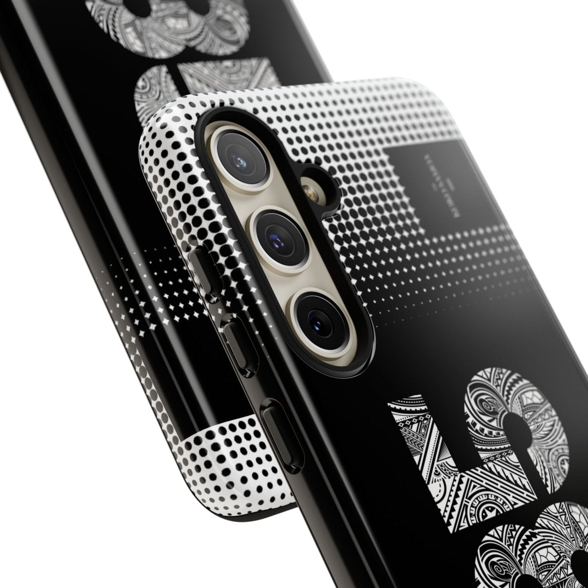 Samsung Galaxy S25 tough phone case by Printify, glossy finish, designed for durability and protection.